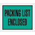Box Partners 4 1/2 X 5 1/2" Green "Packing List Enclosed" Envelopes Cs Of 1000