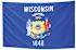 Valley Forge Flag State Flag Wisconsin 6' X 4'