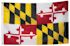 Valley Forge Flag State Flag Maryland 4' X 6'