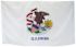 Valley Forge Flag State Flag Illinois 6' X 4'