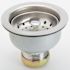 3-1/2"-4" Stainless Steel Double Cup Kitchen Sink Strainer And Stopper