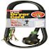 GE Srdt 5 Ft. 4-Prong 4-Wire Dryer Power Cord (Black) # Rd100405