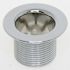 Drain Insert 3/8 In. Coarse Thread Chrome-Plated Metal