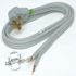 GE Srdt 6 Ft 50 Amp 3-Wire Range Power Cord # Rd628106l