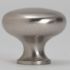 1-1/4" Die-Cast Zinc Cabinet Knob, Satin Nickel, Package Of 25