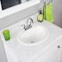 SeasonsÐ’ 17 In. X 20 In. Oval Lavatory Sink White China