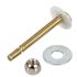 Toilet Bowl Bolts 1/4 In. X 2-1/4 In. Solid Brass Break-Off Design Package Of 10