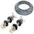Tank To Bowl Gasket And Hardware Kit 2" Flush Valve Brass Bolts Package Of 2