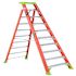 Louisville LadderÐ’ Fxs1500 10 Ft. 300 Lb. Fiberglass 10-Step Cross Step Ladder