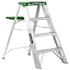 Louisville Ladder As4000 4 Ft. 225 Lb. Aluminum Step Ladder W/ Molded Pail Shelf