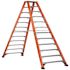 Louisville LadderÐ’ Fm1400hd 12 Ft. 375 Lb. Fiberglass 11-Step Twin Step Ladder