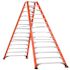 Louisville LadderÐ’ Fm1400hd 14 Ft. 375 Lb. Fiberglass 13-Step Twin Step Ladder