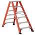 Louisville LadderÐ’ Fm1400hd 6 Ft. 375 Lb. Fiberglass 5-Step Twin Step Ladder