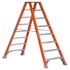 Louisville LadderÐ’ Fm1500 8 Ft. 300 Lb. Fiberglass 7-Step Twin Step Ladder