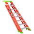 Louisville Ladder 8 Ft. Fiberglass Cross Step Convertible Ladder Type 1A