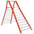 Louisville Ladder Ten Foot Fiberglass Platform Step Ladder Type Ia
