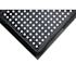 M+a Matting Comfort Station Max Mat With Holes Black 4' X 20.1'