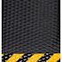 M+a Matting Hog Heaven Mat 5/8" Black With Yellow Border 4.8' X 8'