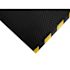 M+a Matting Duracomfort Grip Surface Mat Black With Striped Border 3'X5'