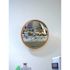 Duravision 18 In. Stainless Steel Convex Food Safety Mirror
