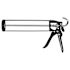 Irion Skeleton Caulk Gun, 7-1 Thrust Ratio, Black, 10 Oz., Package Of 25