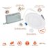 Halo 4" LED Slim Smooth-Lens Canless Downlight, Selectable CCT