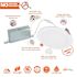 Halo 6" LED Slim Smooth-Lens Canless Downlight, Selectable CCT