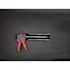 Irion Half-Pipe Caulk Gun, Plastic, 10-1 Thrust Ratio, 10 Oz.