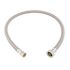 Brasscraft Braided Polymer Faucet Connector, 3/8" Compression X 1/2" FIP X 30"