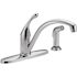 Delta Collins Single Handle Kitchen Faucet With Spray