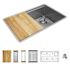 Elkay 16 Gauge Stainless Steel 28-1/2"X18-1/2x9" Single Bowl Undermount Sink Kit