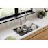 Elkay 16 Gauge Stainless Steel 31-1/2"X18-1/2x9" Dbl Bowl Sink Kit W/Aqua Divide