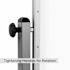 Luxor Porcelain Mobile Dry Erase Whiteboard