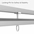 Luxor Porcelain Mobile Dry Erase Whiteboard