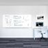 Luxor Dry Erase Magnetic Wall-Mount Porcelain White Board 96x40 Aluminum Frame