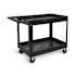 Luxor Two-Shelf Heavy-Duty Utility Cart