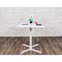 Luxor 36" Pneumatic Height Adjustable Square CafÃ© Table