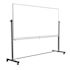 Luxor Dry Erase Magnetic Wall-Mount Porcelain White Board 90x40 Aluminum Frame