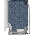 Bosch 500 Series 24 In. White Top Control Pocket Handle Dishwasher