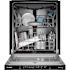Bosch 500 Series 24 In. Black Top Control Dishwasher, Stainless Steel Tub