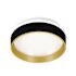 AFX Rana 16" LED Flush Mount 27/30/35/40/50k Black