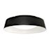 AFX Duncan 16 In. LED Flush Mount Black/White 120-277v, 27/30/35/40/50k