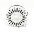 Packard 5" Diameter Cw Motor, 115 Volts, 1100 Rpm, Automatic Overload, White