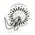 Packard 5" Diameter Cw Motor, 115 Volts, 1100 Rpm, Automatic Overload, White