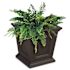 Mayne Fairfield 16x16 Square Planter - Espresso
