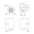Mayne Caprio 26" Tall Planter - White