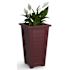 Mayne Lakeland 28" Tall Planter - Cranberry Red