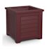 Mayne Lakeland 16x16 Square Planter - Cranberry Red