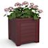 Mayne Lakeland 16x16 Square Planter - Cranberry Red