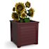 Mayne Lakeland 20x20 Square Planter - Cranberry Red